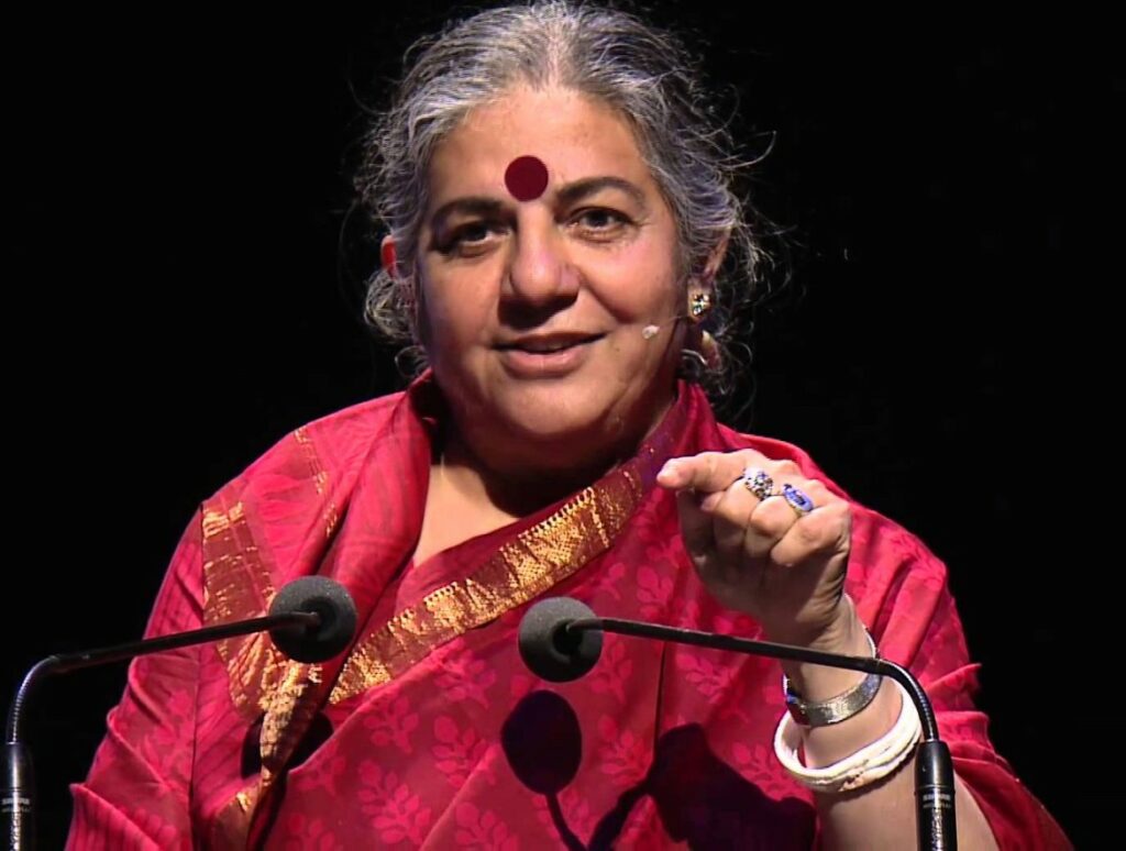 Vandana Shiva (Seeds of life – Navdanya)